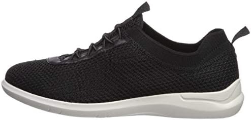 Aravon Women's PC Mesh Bungee Sneaker, Black Knit, 9 | Image 7
