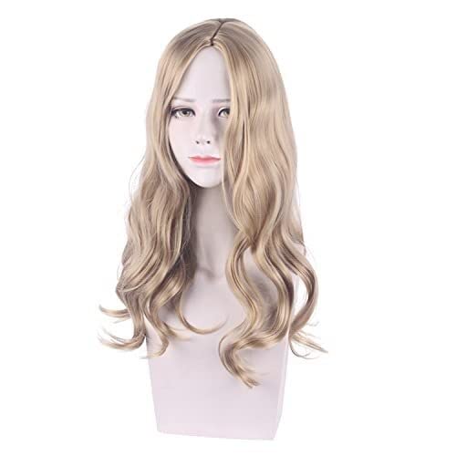 Miniatura 2 de Peluca para Halloween, moda, fiesta de Navidad, peluca de vestir Resident Evil 8 Village BelaBella marrón, longitud media y ligeramente rizada,