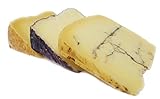 Italian Cheese Sampler - Chefs Choice - Black Truffle - Moliterno al Vino and Traditional. 24 Ounces