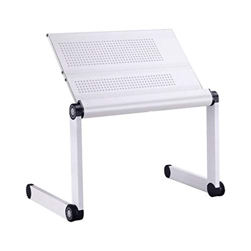 Laptop Ständer, Verstellbar Laptoptisch Ergonomisch Multi-Angle Multifunktion Cooling Belüftung Notebook Stand Passend für Bett Sofa