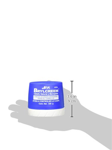 Brylcreem Dandruff Control Original Cream Mexico Edition For Men's Hair 7.75Oz Shining Styling Conditioning Blue Tub For Natural Manageable Hair #TOP2