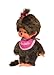 Monchhichi Classic Girl Pink Bib 20 cm