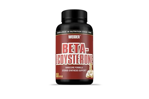Weider - Beta-Ecdysterone Caps - Hochdosierter Spinatextrakt mit B-Vitaminen - Muskelaufbau, Immunsystem stärken, Müdigkeit reduzieren - 150 Kapseln