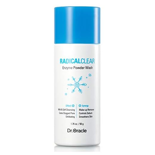 Enzyme Powder Wash, Scrub And Face Wash , Enzyme Cleaner Peeling, Peels For Face, Korean Exfoliator, Brightens Dermatologist Tested, (1.76 O.z) Radicalclear By DR. ORACLE