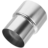 Beaupretty ステンレス製耐摩耗排気管変換アダプター ガス給湯器用接続継手 耐久性と精密加工で安定取付け可能 排煙管接続用エキゾーストリデ