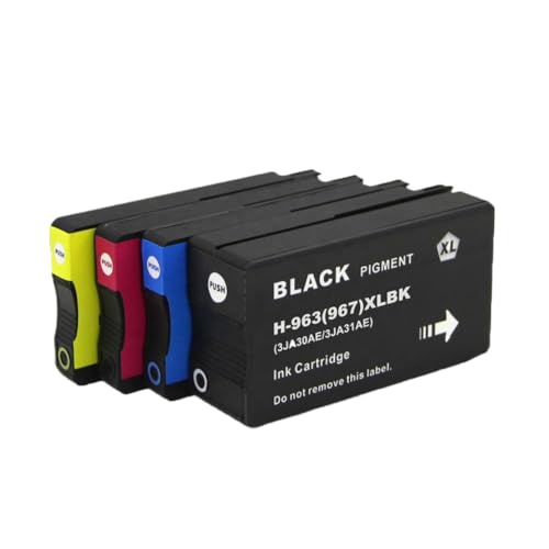 Cartouche d'encre 967XL noire et couleurs à grand rendement pour OfficeJet 9010