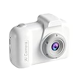 AI Kids Camera HD Dual Lens with AI Voice Chat & Object Recognition (TF Card Not Included) Mini Selfie Digital Camera 6.1 cm IPS Screen Gift for 3-8 Years Old Girl Boy