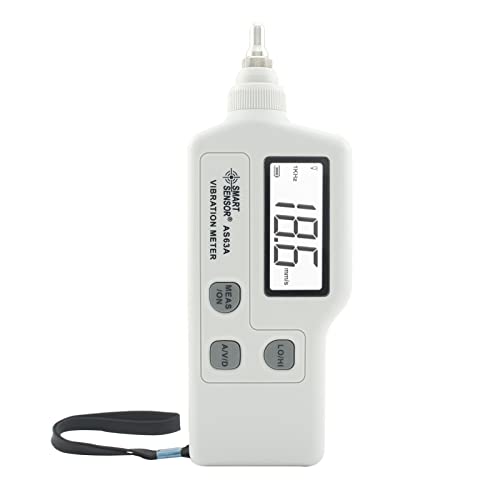 Irfora AS63A Digital Vibration Meter with LCD Screen Vibration Analyzer Tester AC Output Acceleration/Velocity/Displaent Measurement