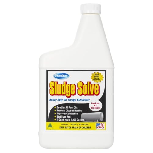 ComStar Sludge Solve 1 qt Heavy Duty Oil Tank Eliminator, Fu...
