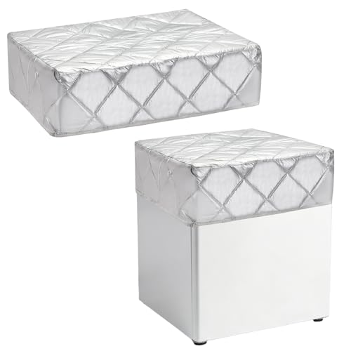 Nexarelle Insulated Freezer Cover 39"x28" - Waterproof Refrigerator Covers Sunshade Protector Insulation Blanket with Four Sides Aluminum Foil and Magnet for Chest Freezer/Cold Storage