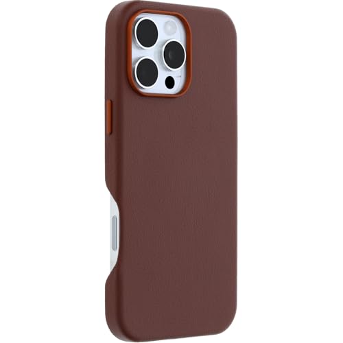 Image of OtterBox iPhone 16 Pro Max Symmetry Series Cactus Leather for MagSafe - Rich Adobe Brown