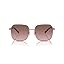 Shiny Rose Gold /Light Brown Pink Gradient