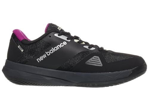 New Balance New Balance Women's FuelCell 796 V4 Tennis Shoe, Black/Silver, 5 M