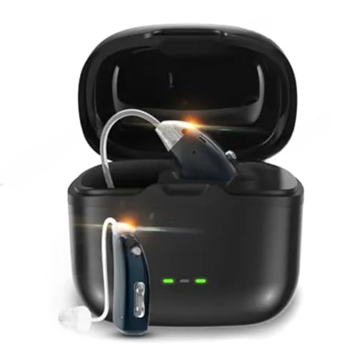 Image of Aika AK-6318 16-Channel Advance AI Technology Rechargeable BTE Hearing Aid for All Ages with Active Noise Cancellation, Multiple Mode- Elevate Your Hearing Experience (For Both Ear, Blue Color)