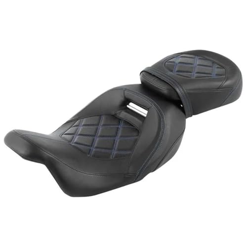 Asiento de motocicleta dos plazas para viajes largos en ruta con Electra Glide