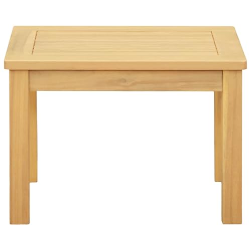 Table basse en bois d'acacia avec structure robuste et durable pour tous usages - 2
