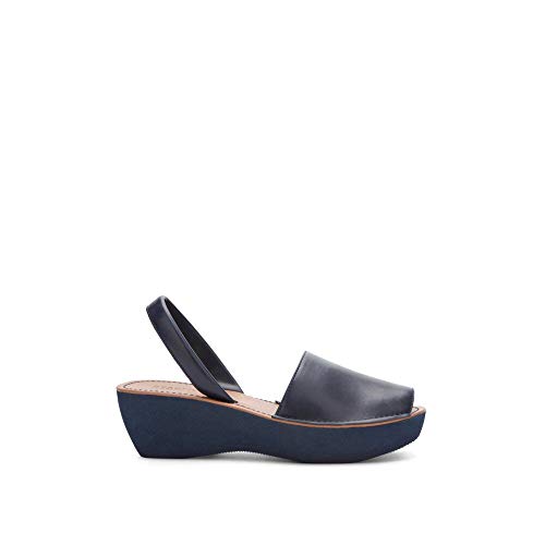 Kenneth Cole REACTION Women's Fine Glass Slingback Platform Sandal, Navy, 8 M US by Kenneth Cole REACTION - Used condition - US$25.60