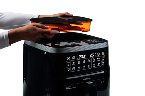Image of KENWOOD Digital Air Fryer With Rapid Hot Air Circulation For Frying, Grilling, Broiling, Roasting, Baking And Toasting (7L Window)