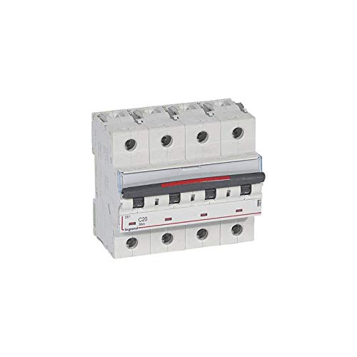 Disjoncteur DX³ 36kA - 4P 400V~ - 20A - courbe C - 6 modules