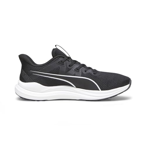 PUMA Unisex Reflect Lite Zapatillas para correr en carretera, Black White, 42.5 EU - imagen 7