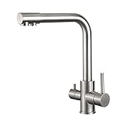 Material de Alta Calidad: El grifo de cocina Ibergrif está fabricado con acero inoxidable resistente, lo que asegura una mayor durabilidad, resistencia al óxido y a la corrosión, garantizando una larga vida útil, incluso en ambientes de alta humedad....
