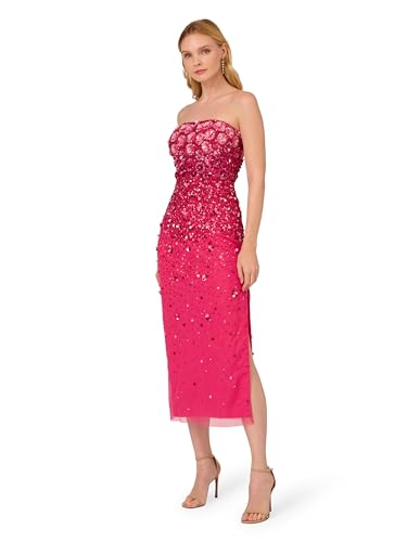 Image of Adrianna Papell Women's Beaded Strapless Gown