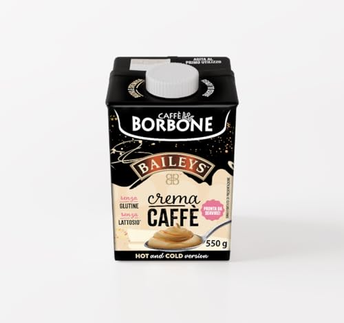 Latte 60%, crema di latte, zucchero, crema Baileys 5% [zucchero, Baileys Original Irish Cream Blend 30% (aromi, crema di latte, zucchero, proteine del latte, colorante E150b, emulsionante E471, correttore di acidità E331), acqua, sciroppo di glucosio, addensante E440], caffè solubile 1,25%, amido modificato di mais, amido modificato di tapioca, addensante E407, aroma naturale. Non alcolica (alc. inferiore a 1% vol.)