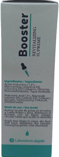 DAG BY DAGLAB Booster + B5 Revitalizing Supreme (50 ML) Hyaluronic Acid cosmetic use