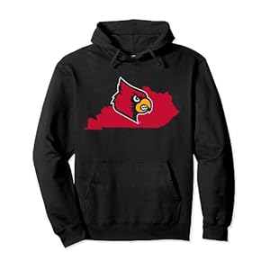 University of Louisville Cardinals State Shape Pullover Hoodie