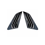 Ventana trasera del automóvil Panel de obturación del panel de la ventana de ventilación lateral accesorios de adornos Compatible con Audi A3 8y Sportback Hatchback 2021 2022(Black Style)