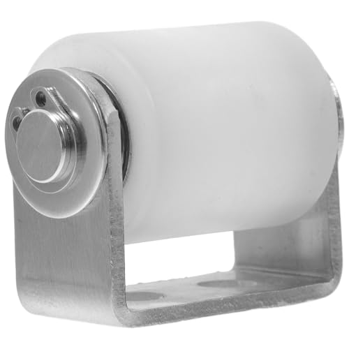 Ciieeo Rodillo Guía para Puerta Corredera con Rueda de Nylon y Soporte de Acero Inoxidable Resistente y Silencioso Rodillos para Puertas Deslizantes Hardware para Portones Pesados