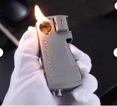 Solopipe Refillable Lighter - Portable & Discreet - Classic Chrome 2PK