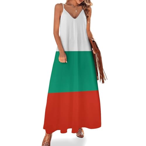 Robe longue femme boho drapeau bulgare pour exprimer votre liberté cet été