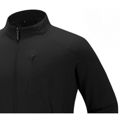 Chaqueta de protección solar ajustada ligera con cremallera completa 2