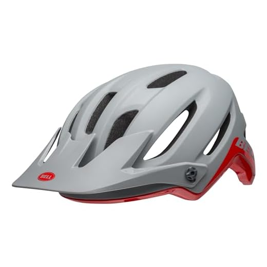 BELL Unisex – vuxna 4forty mips cykelhjälm, cliffhanger m/g Gry Crimson, S
