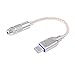 Produktbild USB-C auf Klinke Adapter,AIDERLOT Type-C auf 3,5mm Kopfhörer adapter,384 kHz-32 Bit USB-C to 3,5mm Adapter,HiFi DAC Chip für Google Pixel,iPad Pro/MacBook,Xiaomi,Samsung,Huawei,One Plus etc. (Type-C)