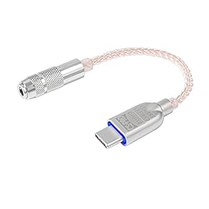 USB C hoofdtelefoon adapter,Type-C hoofdtelefoon adapter,384KHz-32bit USB C to 3.5mm Adapter,HiFi DAC Chip voor Pixel 2…