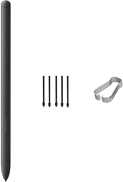 Samsung Galaxy Tab S10 Lite 10.9 Uyumlu Spen Stylus Tablet Kalemi Yedek Uç Seti Siyah