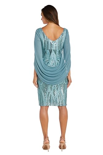 Image of R&M Richards Women's Long Off Shoulder Formal Dress W /Rhinestone Straps, Sweetheart Neckline & Side Slit