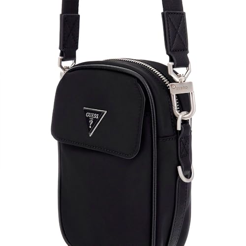 Bolso bandolera GUESS Milano Micro negro de mujer con cierre elegante 4