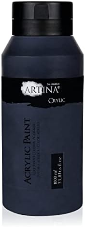 Malfarbe Schnell Trocknend 500 Ml Acrylfarbe Von Artina - Künstlerfarbe In Tuben, Hoch Pigmentiert, Für Einsteiger & Profis Marabu Acrylfarbe Set - Foto 6