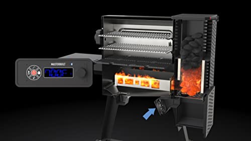 Masterbuilt Gravity Series 560 Digital Charcoal Grill Smoker Combo + Cover + Rotisserie Kit Bundle #TOP4