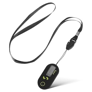 Kisangel Clip on Step Counter for Walking, Mini 3D Pedometer, Digital Counter Sports Step Tracker E Clips Pedometers for Women Seniors Pocket Tools