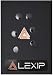 Lexip Mo42 Mouse Upgrade Kit - Ceramic Glide Feet - Mouse Pads, Black