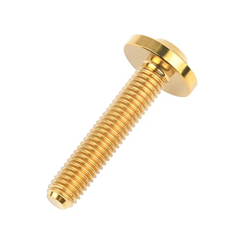 Tornillo Torx M5x25mm titanio oro contra vibraciones en moto 3