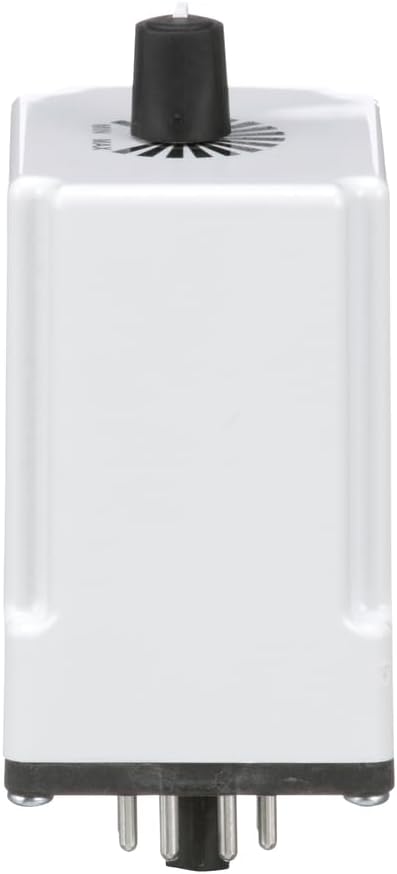 Schneider Electric Square D Timer Relay, Type JCK, Plug in, On Delay, Adjustable Time, 0.3 to 30 Seconds, 10A, 240 VAC, 120 VAC/110 VDC