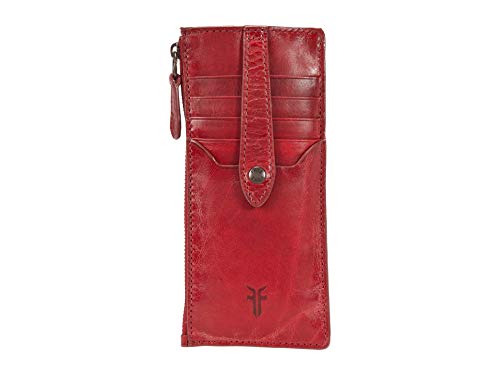 Image of Frye Women's Melissa Snap Card Wallet, Stylish Design with Holder & Slots, Compact for Purse