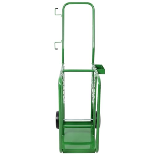 Carretilla para cilindros de soldadura 440lbs con ruedas de goma sólidas miniatura 3