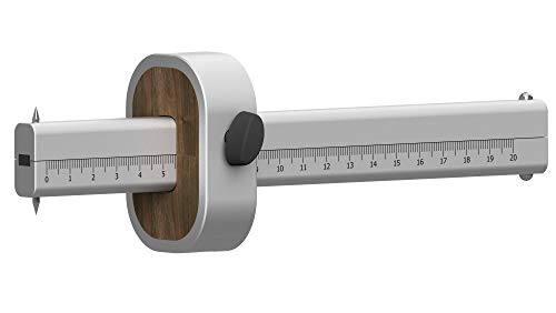 Ulmia 0029A Line Trusquin (2 barres de traçage en aluminium avec graduation), multicolore Cover