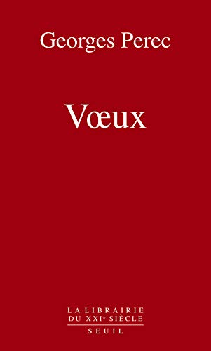 Voeux [French] 202010900X Book Cover